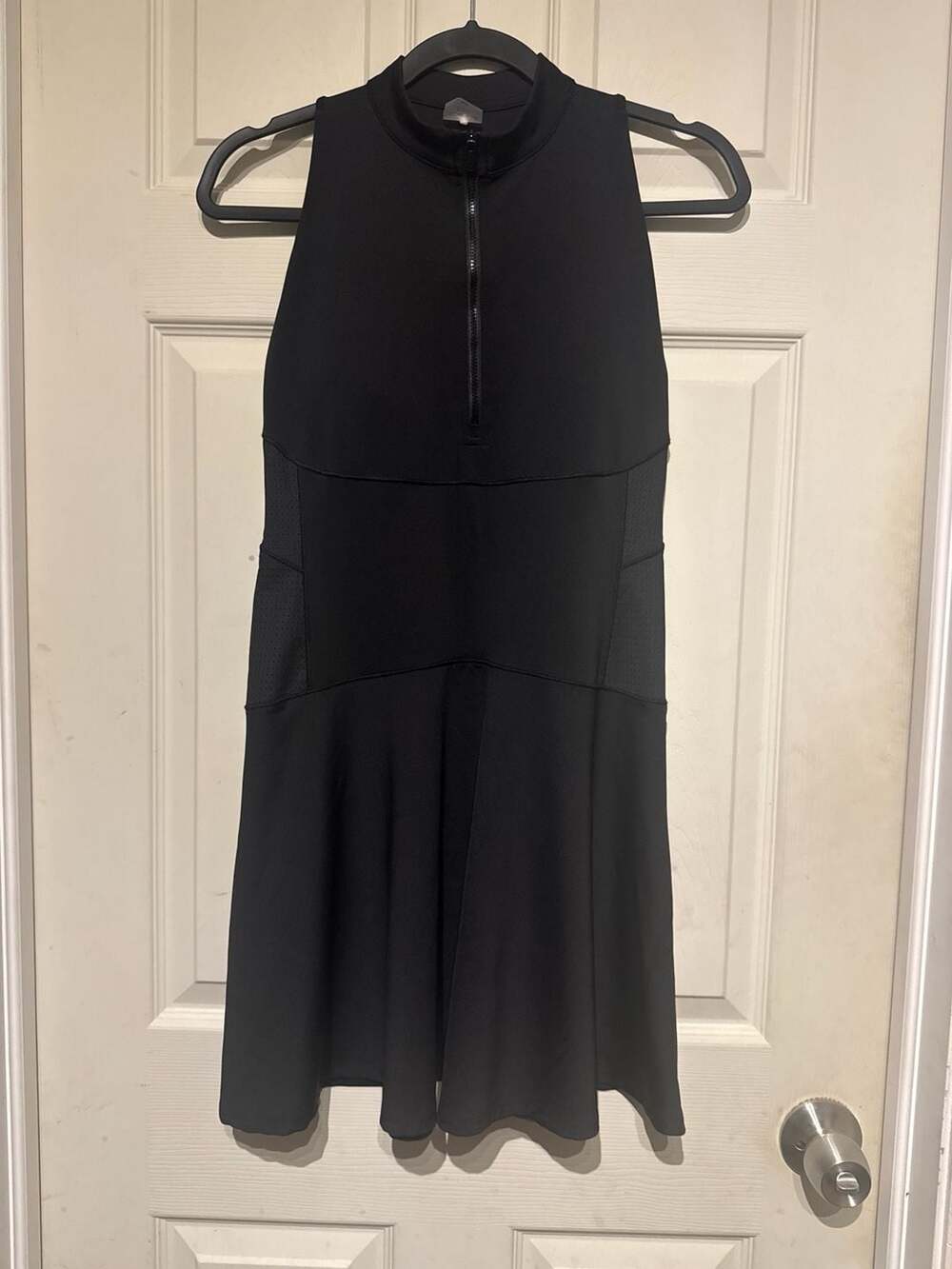 Calia PowerMove Mesh Paneled Dress Size M Black Sleeveless Active